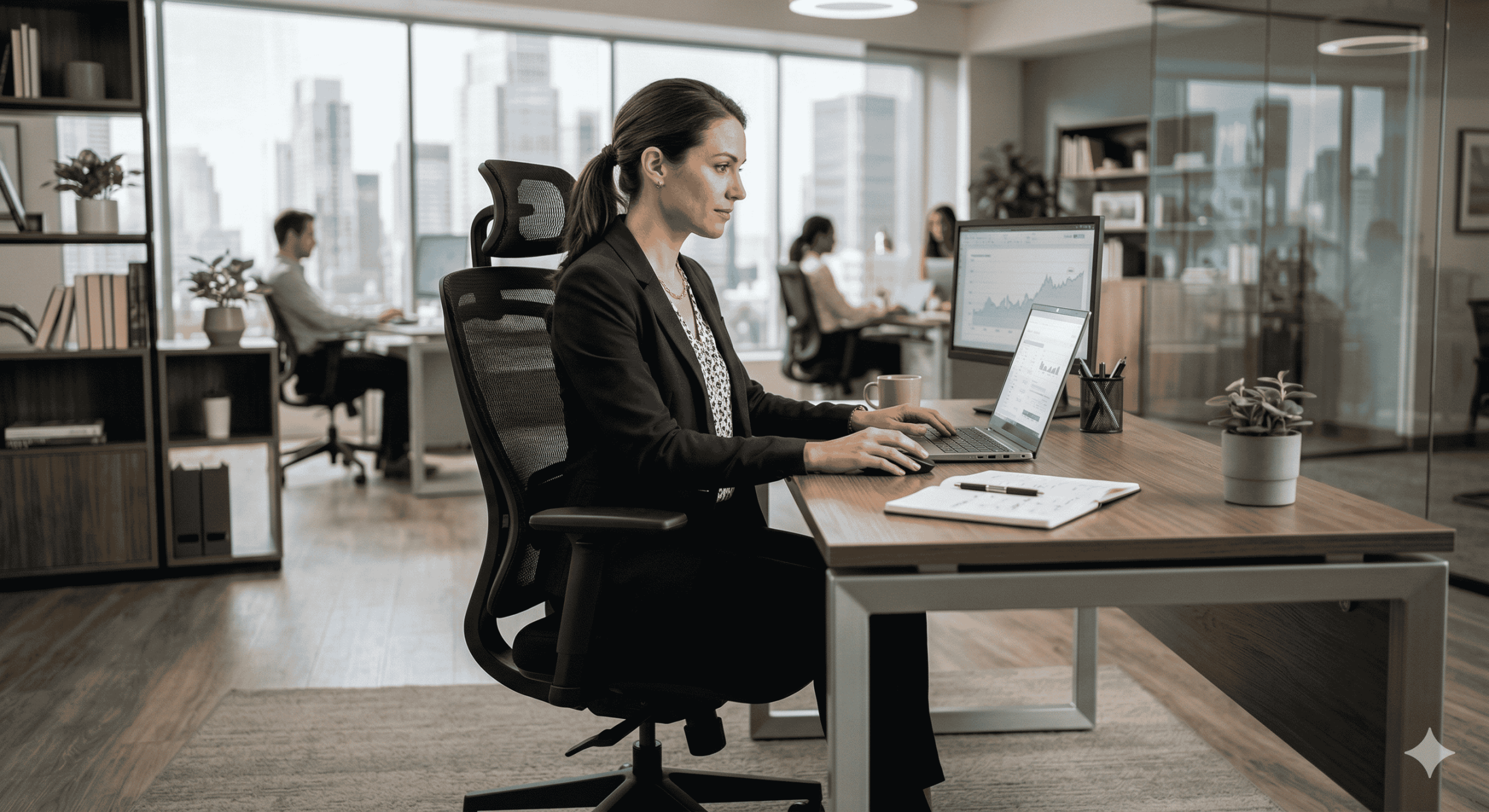 executive task chair ergonomic office seating